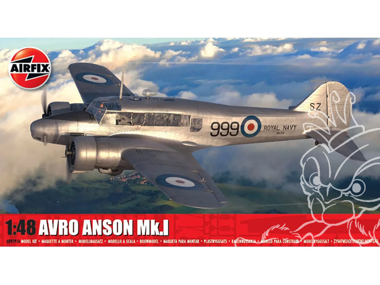 Airfix maquette avion A09191A Avro Anson Mk.I 1/48