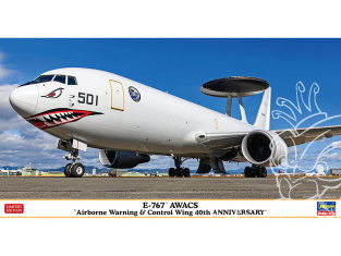 HASEGAWA maquette avion 10860 E-767 Awacs «Warning Air Wing 40e anniversaire» 1/200