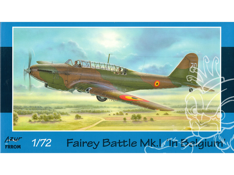 Frrom maquettes avions 0046 Fairey Battle Mk-1 en Belgique 1/72