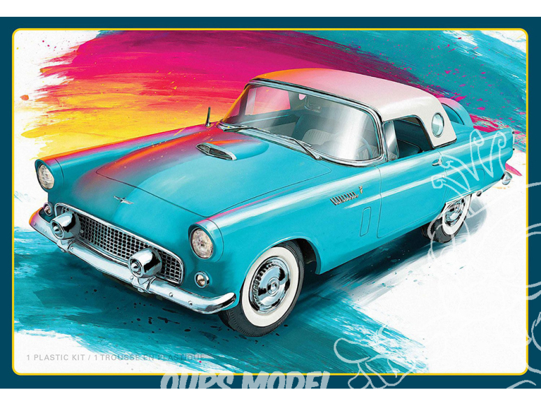 AMT maquette voiture 1449 1956 Ford Thunderbird 1/25