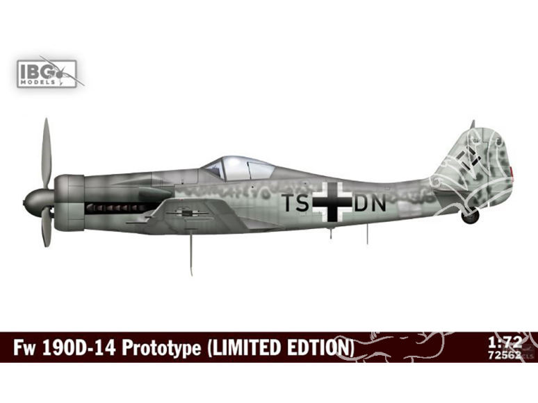 IBG maquette avion 72562 Fw-190D-14 Prototype Rdition Limitée 1/72