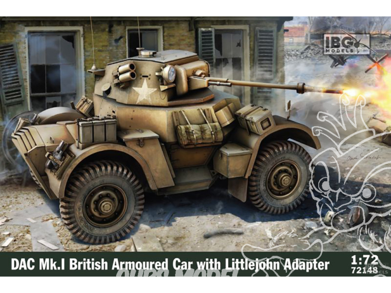 IBG maquette militaire 72148 DAC Mk.I British Armoured Car 1/72