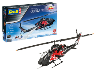 Revell maquette helicoptére 05640 Coffret Flying Bulls AH-1F Cobra avec accessoires de base 1/48