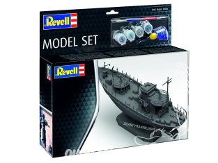 Revell maquette bateau 65242 Model Set KFK (Chalutier de guerre) avec accessoires de base 1/144