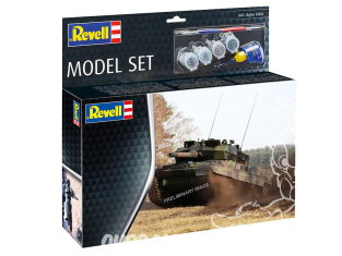 Revell maquette militaire 63355 Model Set Leopard 2 A7V avec accessoires de base 1/72