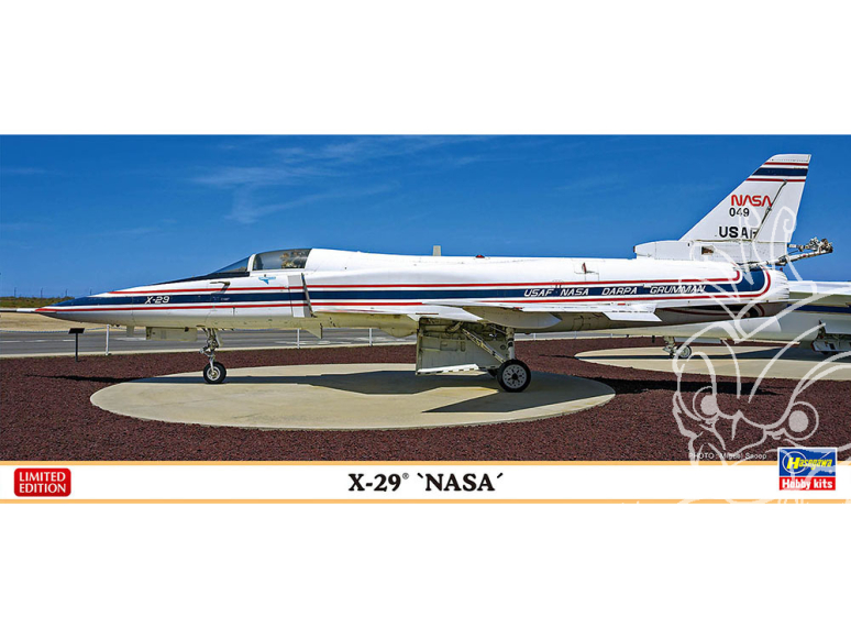 Hasegawa maquette avion 02475 Grumman X-29 'NASA' 1/72