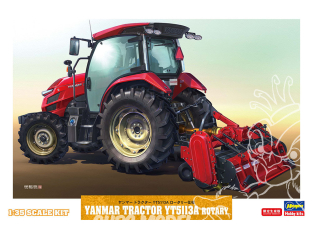 Hasegawa maquette agricole 66106 Tracteur Yanmar YT5113A avec fraise rotative 1/35