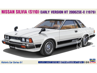 Hasegawa maquette voiture 21161 Nissan Silvia (S110) premier modèle HT 2000ZSE-X 1979 1/24