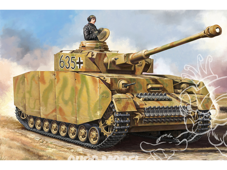 Hobby Boss maquette militaire 84841 Char moyen allemand Pzkpfw IV Ausf.H 1/48