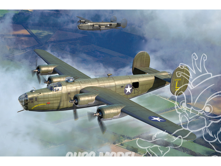 Hobby boss maquette avion 81775 US B-24D Liberator 1/48