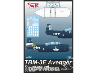 CMK 4474 Kit de conversion TBM-3E Avenger pour kits Accurate et Academy 1/48