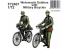 Cmk figurine F72407 Soldats de la Wehrmacht avec des vélos militaires 1/72