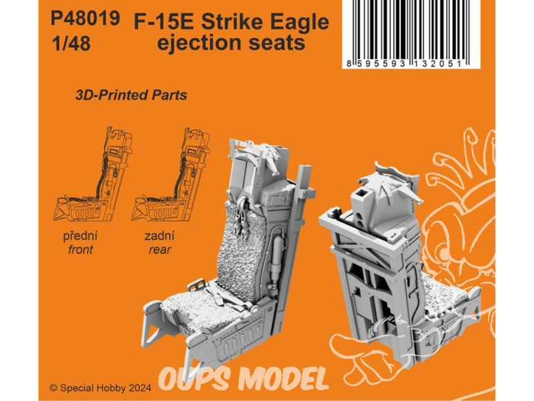 Special Hobby 3D Print P48019 Sièges éjectables du F-15E Strike Eagle 1/48