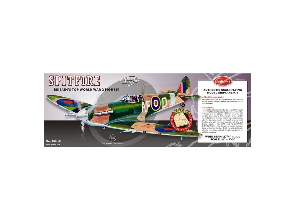 Authentic Models - Maquette Avion Spitfire - Décoration marine