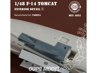 MCC Mini Craft Collection 4825 Détails extérieurs F-14 Tomcat Tamiya Partie 1 1/48