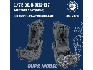 MCC Mini Craft Collection 72005 Sièges éjectable M.B. Mk H7 USAF F-4 Phantom 1/72