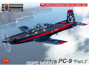 KP Model kit avion KPM0471 Pilatus PC-9 Partie deux 1/72