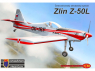 KP Model kit avion Kpm4828 Zlin Z-50L 1/48