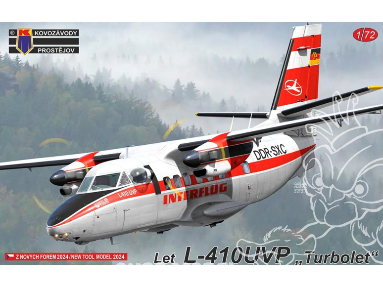 KP Model kit avion KPM0436 Let L-410UVP “Turbolet” 1/72