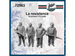 FC MODEL TREND figurines résine 72563 La resistance 1/72