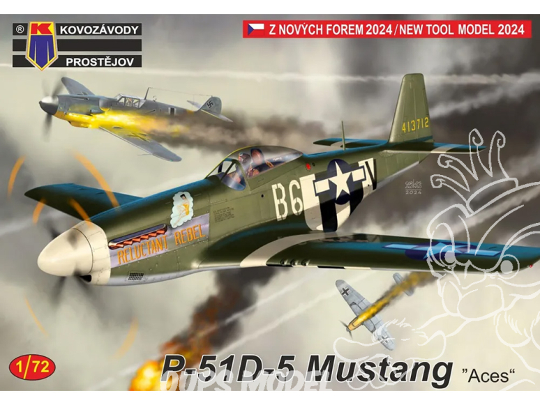 KP Model kit avion KPM0483 North American P-51D-5 Mustang As 1/72