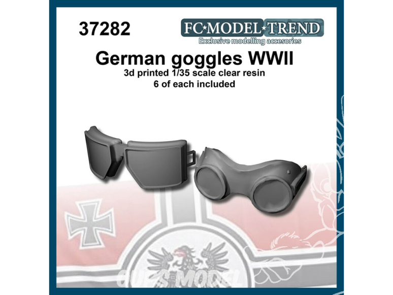 FC MODEL TREND accessoire résine 37282 Lunettes Allemandes WWII 1/35