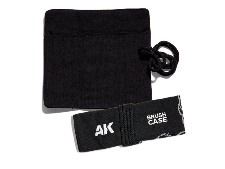 AK Interactive pinceau AKB100 ETUI EN TISSU POUR POINCEAUX (sans pinceau)