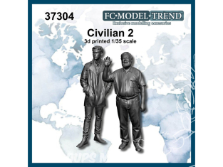 FC MODEL TREND figurine résine 37304 Civils 2 1/35