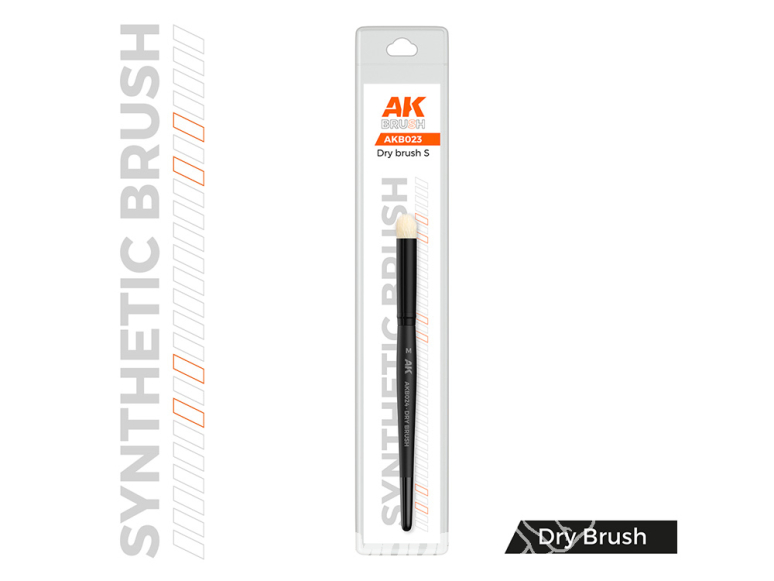 AK Interactive pinceau AKB023 PINCEAU SYNTHÉTIQUE DRY BRUSH S