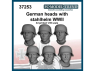 FC MODEL TREND accessoire résine 37253 Têtes Allemandes avec casque Stahlhelm WWII 1/35