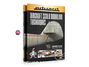 Ak Interactive livre AK130022 TECHNIQUES DE MODÉLISATION D'AVIONS À L'ÉCHELLE Eduard en Anglais