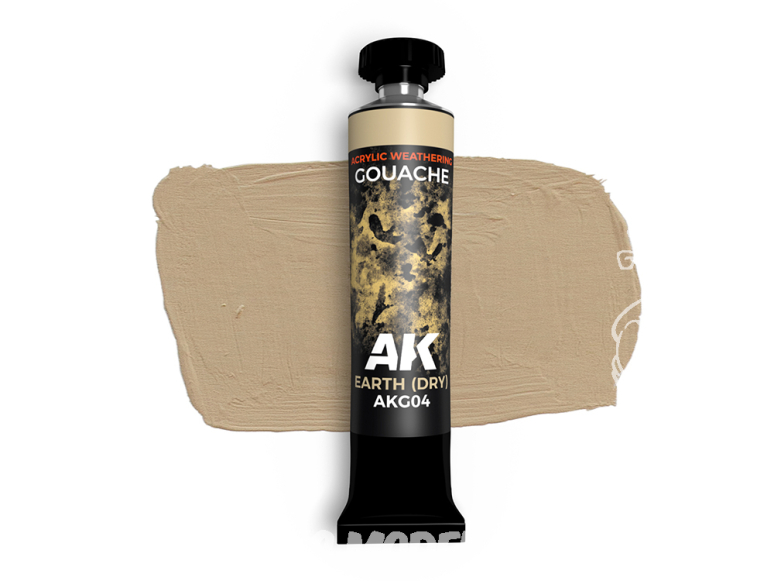 AK GOUACHE AKG04 Terre sèche 20ml