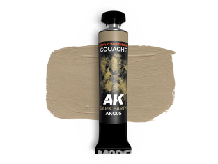 AK GOUACHE AKG05 Terre sombre 20ml