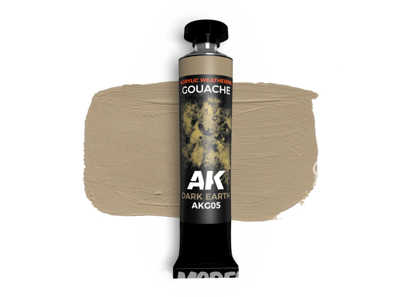 AK GOUACHE AKG05 Terre sombre 20ml