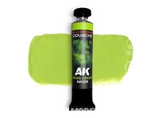 AK GOUACHE AKG08 Vert mousse 20ml