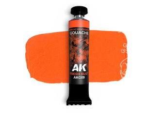 AK GOUACHE AKG09 Rouille fraîche 20ml