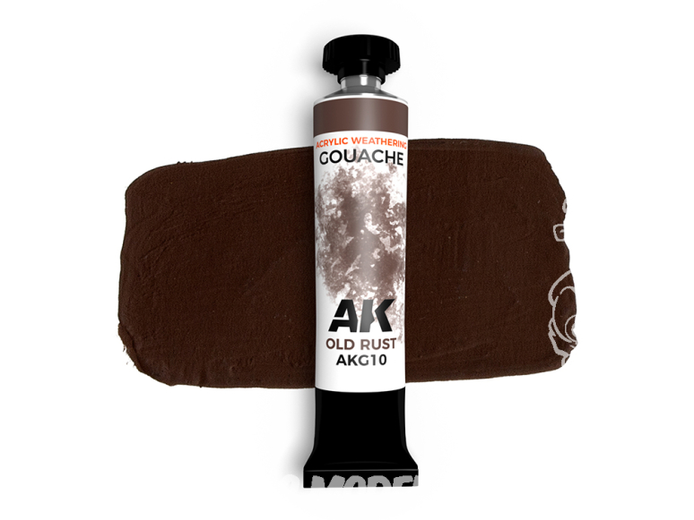 AK GOUACHE AKG10 Vieille rouille 20ml