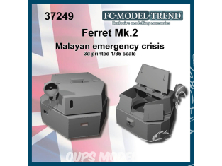 FC MODEL TREND accessoire résine 37249 Ferret Mk.2 Malayan emergency crisis 1/35