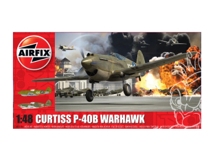 Airfix maquette avion A05130A Curtiss P-40B Warhawk 1/48