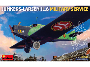 Mini Art maquette avion 48013 JUNKERS-LARSEN JL.6. SERVICE MILITAIRE 1/48