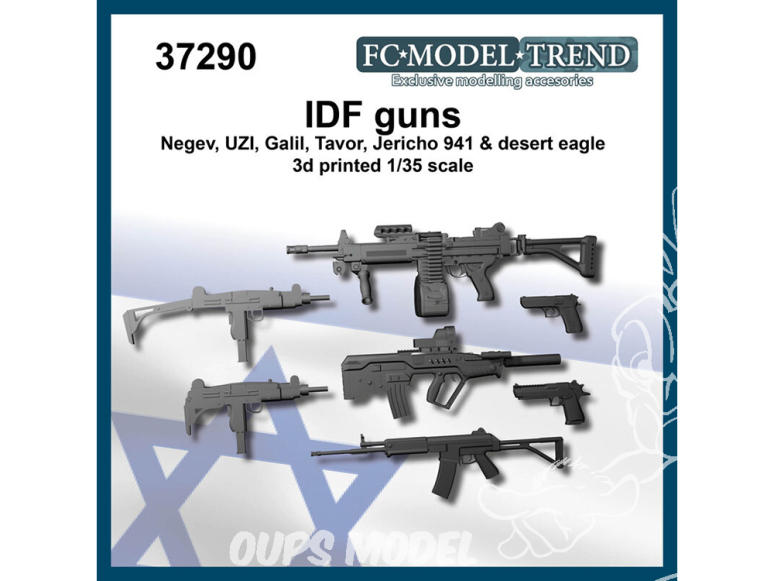 FC MODEL TREND accessoire résine 37290 Armement IDF 1/35