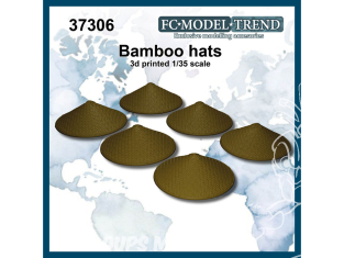 FC MODEL TREND accessoire résine 37306 Chapeaux bambous 1/35