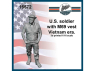 FC MODEL TREND figurine résine 16572 Soldat U.S. avec Veste M69 Vietnam 1/16