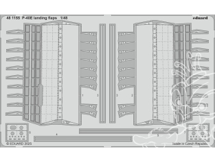 EDUARD photodecoupe avion 481155 Volets d'atterrissage P-40E Eduard 1/48