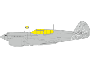 Eduard Express Mask EX1088 P-40E Eduard 1/48