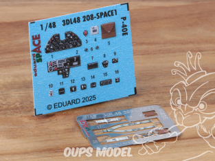 Eduard Space décalques 3D 3DL48208 P-40E Eduard 1/48