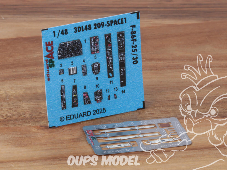 Eduard Space décalques 3D 3DL48209 F-86F-25/30 Airfix 1/48