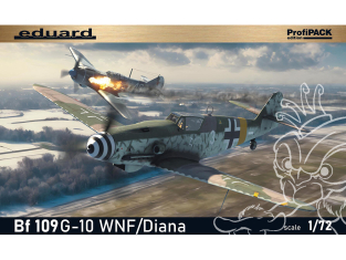 EDUARD maquette avion 70164 Messerschmitt Bf 109G-10 WNF/Diana ProfiPack Edition 1/72