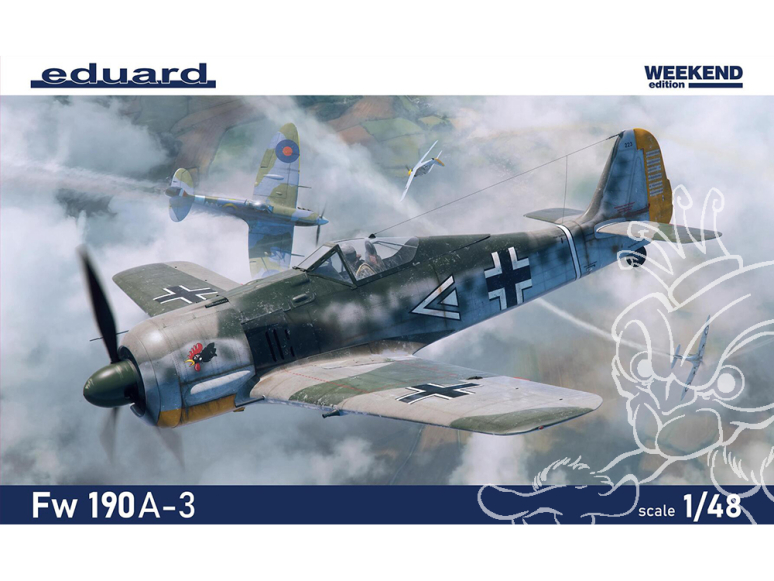 EDUARD maquette avion 84205 Focke Wulf Fw 190A-3 WeekEnd Edition 1/48