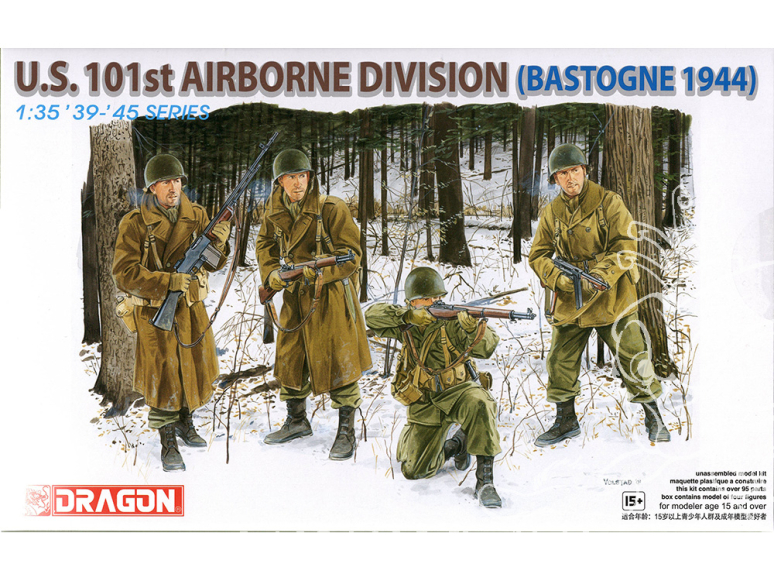 dragon maquette militaire 6163 US 101st Airborne Bastogne 1944 1/35